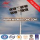 Galvanized High mast Pole with streeting lighting projector