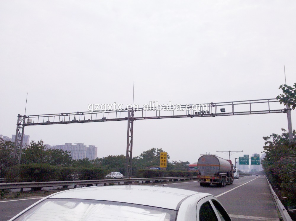 Integrated SOLAR Steel Monitor poles Urban's Road gantry traffic frame express-way's singal reflective gantry